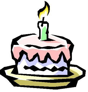 happy birthday clip art cake