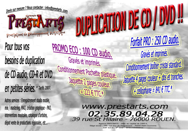 Duplication de CD/DVD