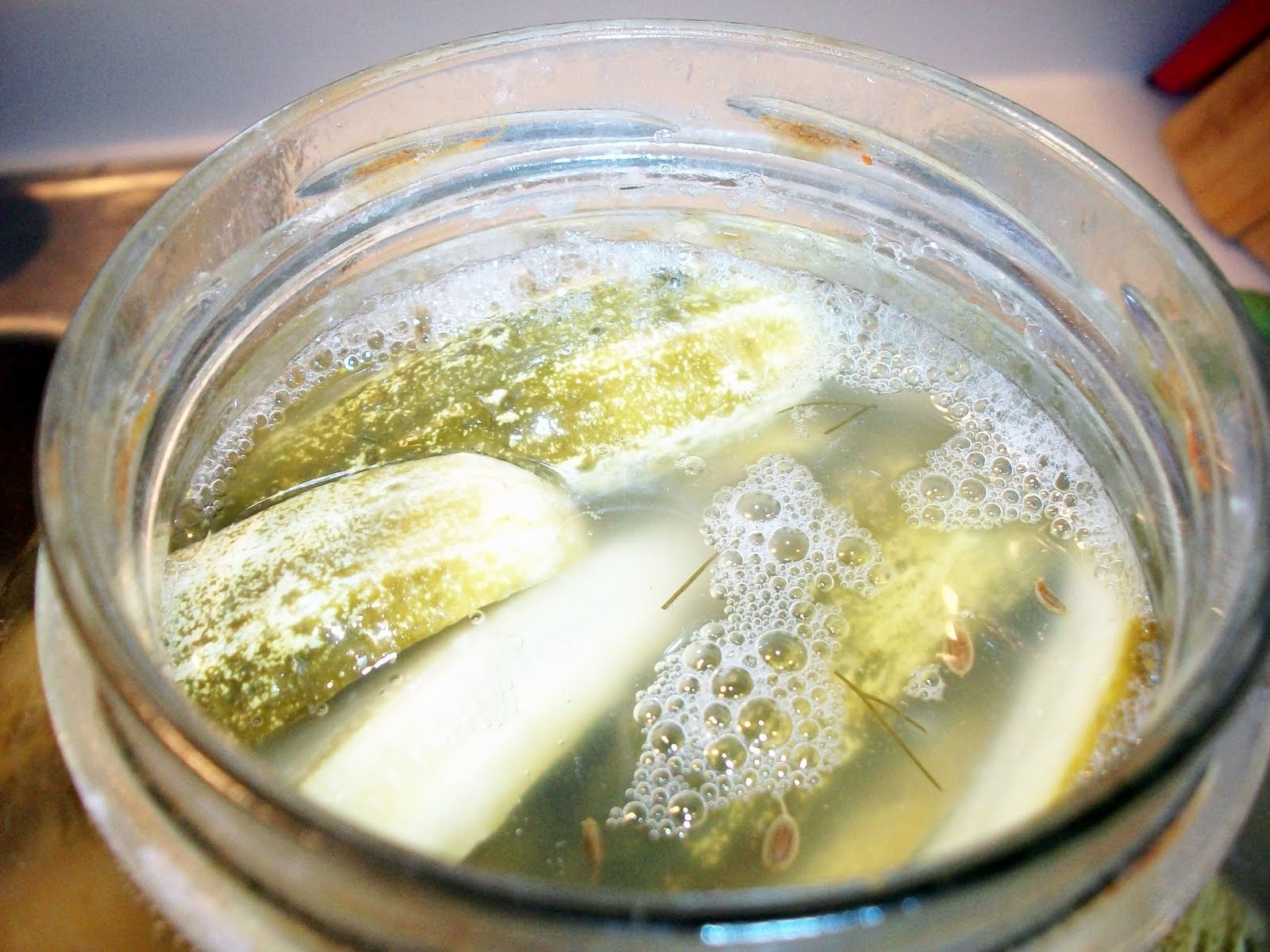 Kitchen and MORE! CROCKED SALT BRINE GARLIC DILL PICKLES