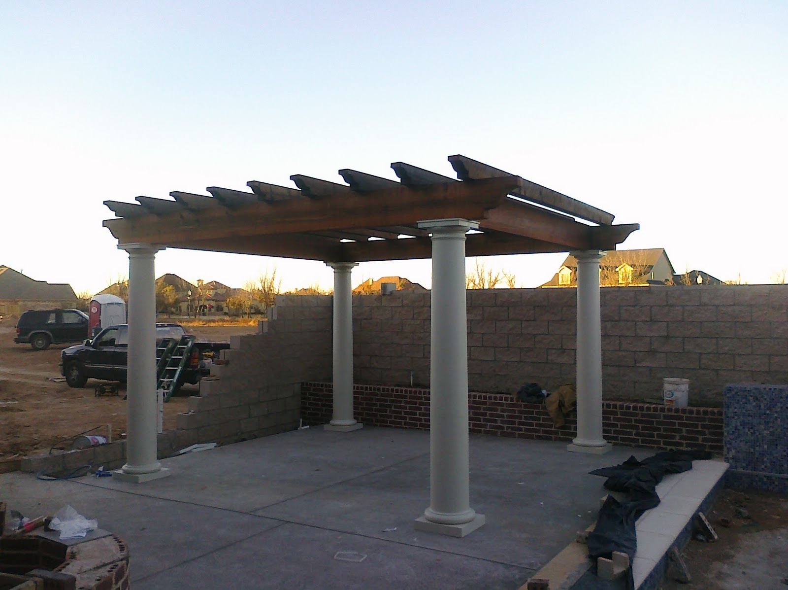 Pergolas, Arbors and Decks in Lubbock, TX Classic Pergola in South Lubbock