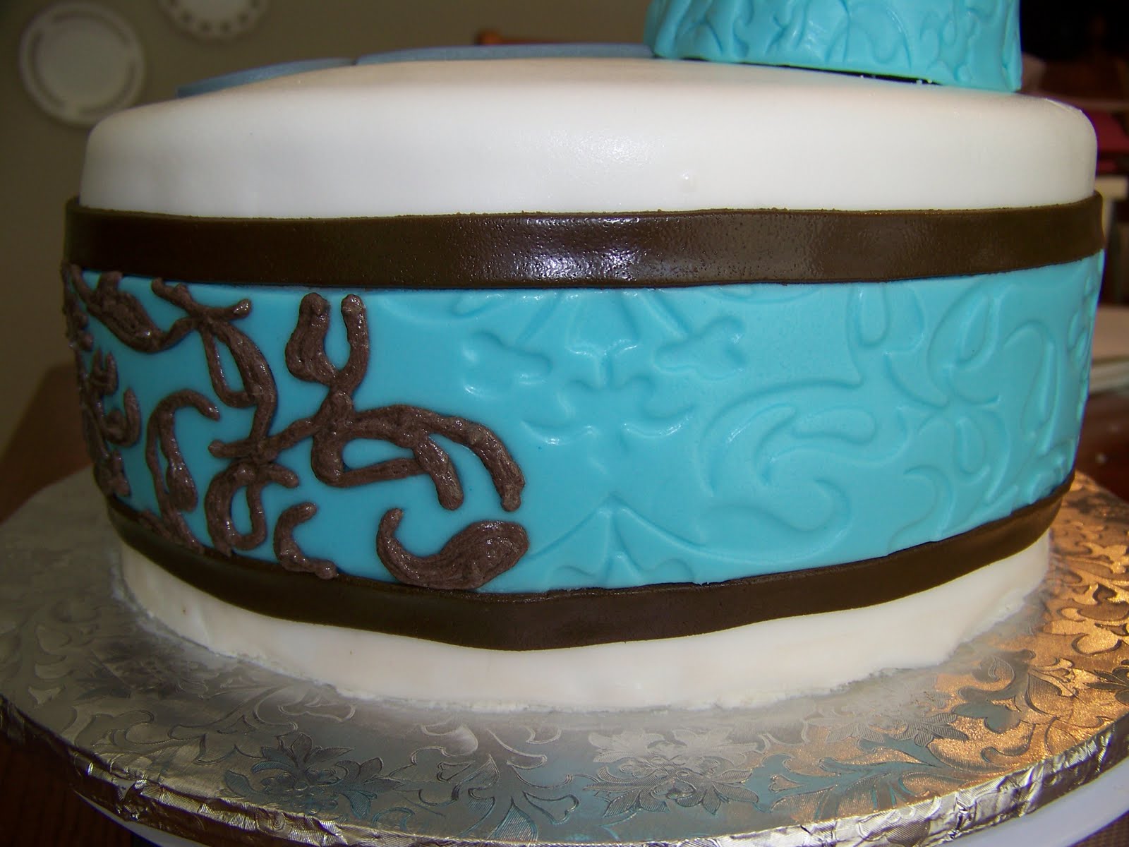 Plumeria Cake Studio Fancy Baby Rattle Cake