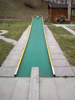 Swedish Felt minigolf course at the Askoe Wien Wasserpark in Vienna, Austria Swedish Felt minigolf course at the Askoe Wien Wasserpark in Vienna, Austria