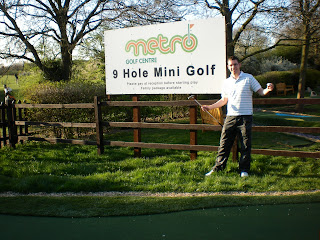 Mini Golf at the Metro Golf Centre in Barnet, London