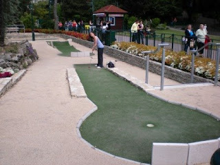 Mini Golf course at Bournemouth's Lower Gardens