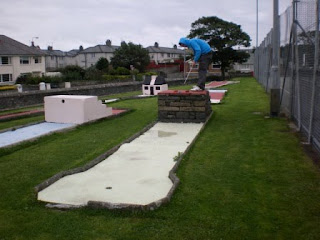 Crazy Golf at Holyhead Park on the Isle of Anglesey