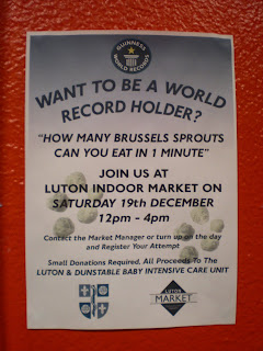 Poster for the Guinness World Record Attempt of "Most Brussels Sprouts Eaten in a Minute"! Guinness World Record Attempt - Most Brussels Sprouts Eaten in a Minute!