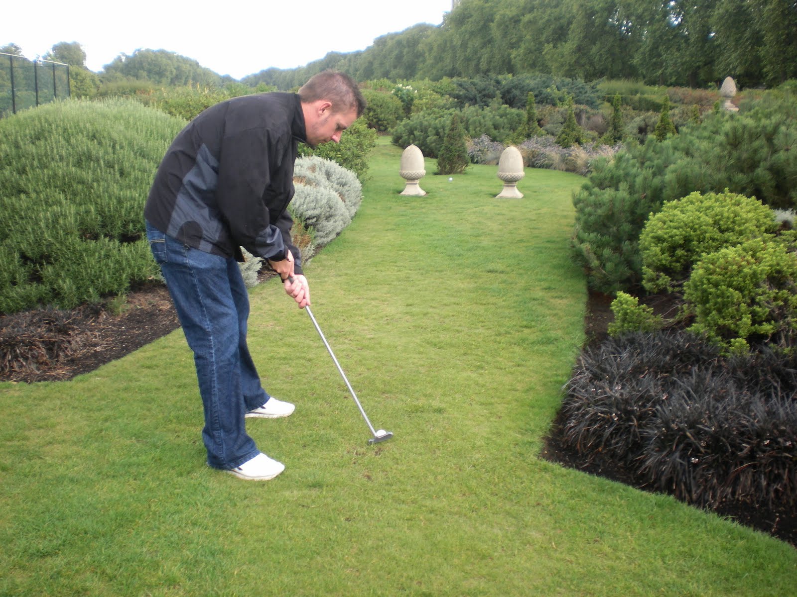 The Ham and Egger Files Adventure Golf Grass Putting at Hyde Park, London