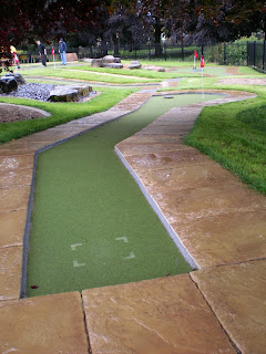 Adventure Golf course at St Nicholas Park in Warwick