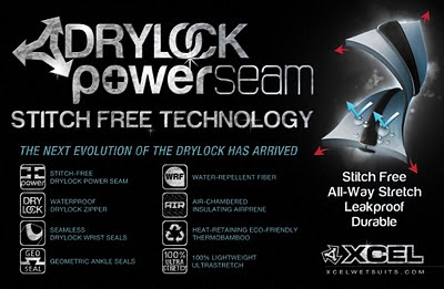 Xcel wetsuits Drylock Powerseam