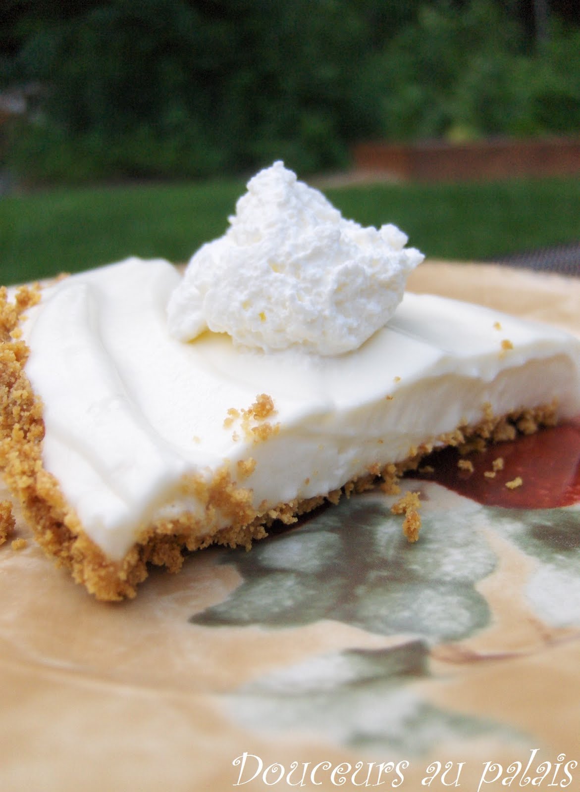 Douceurs au palais Tarte à la lime de Jany