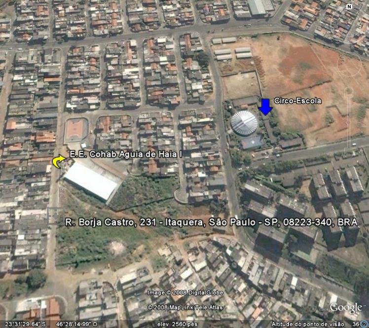 Vista aérea da nossa escola