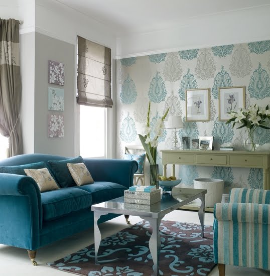 [turquoise+sofa+and+fab+wallpaper-+House+to+Home.jpg]
