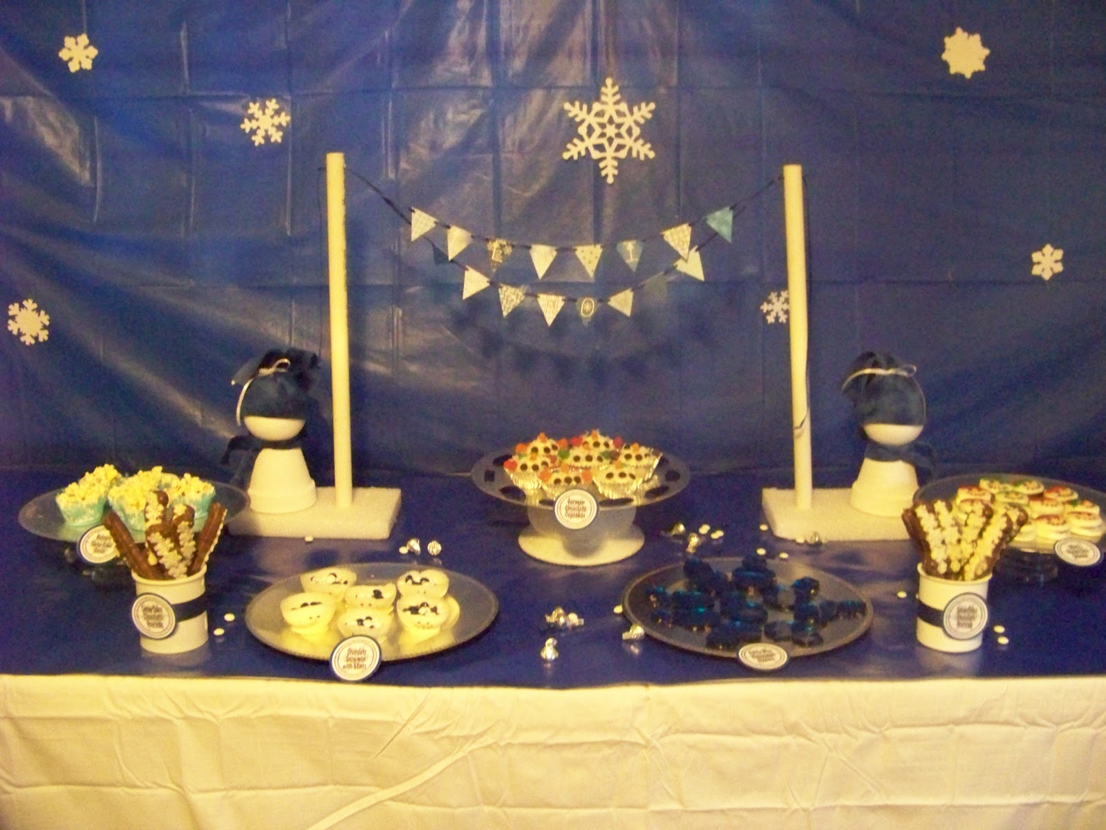 Let It Snow! Winter Party Dessert Table
