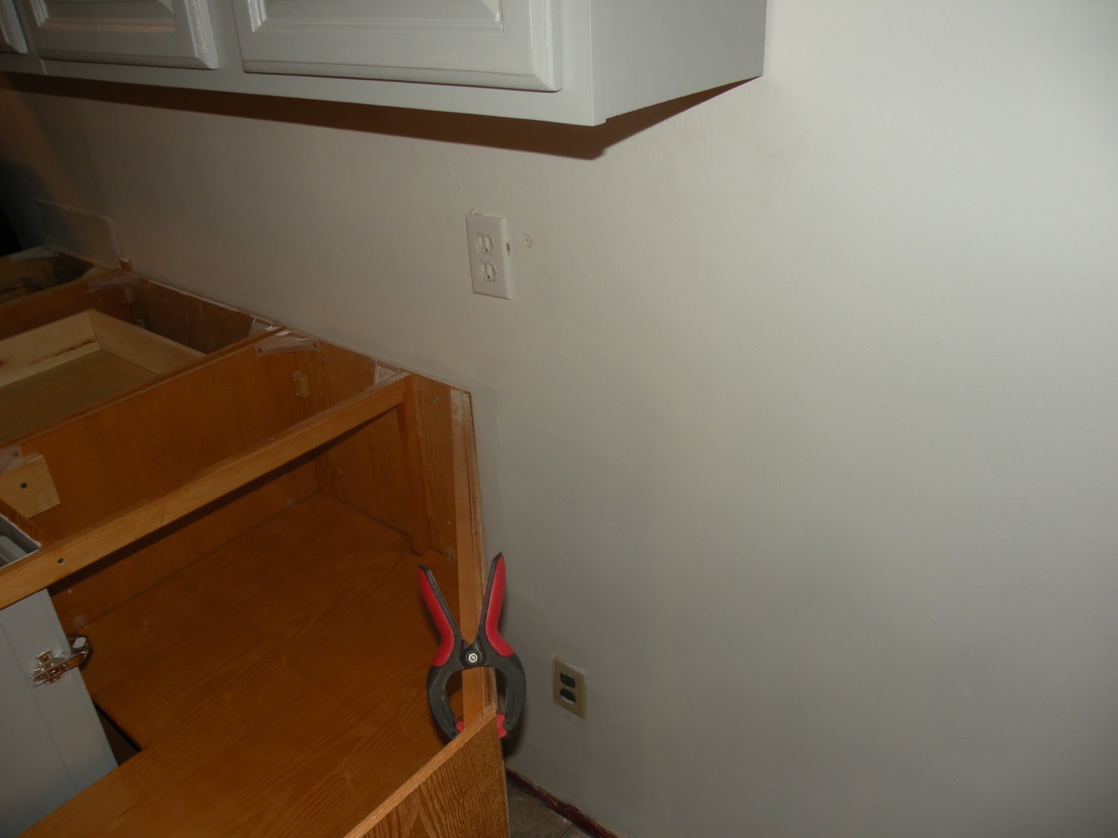 My Big Green Renovation Electrician & microwave install