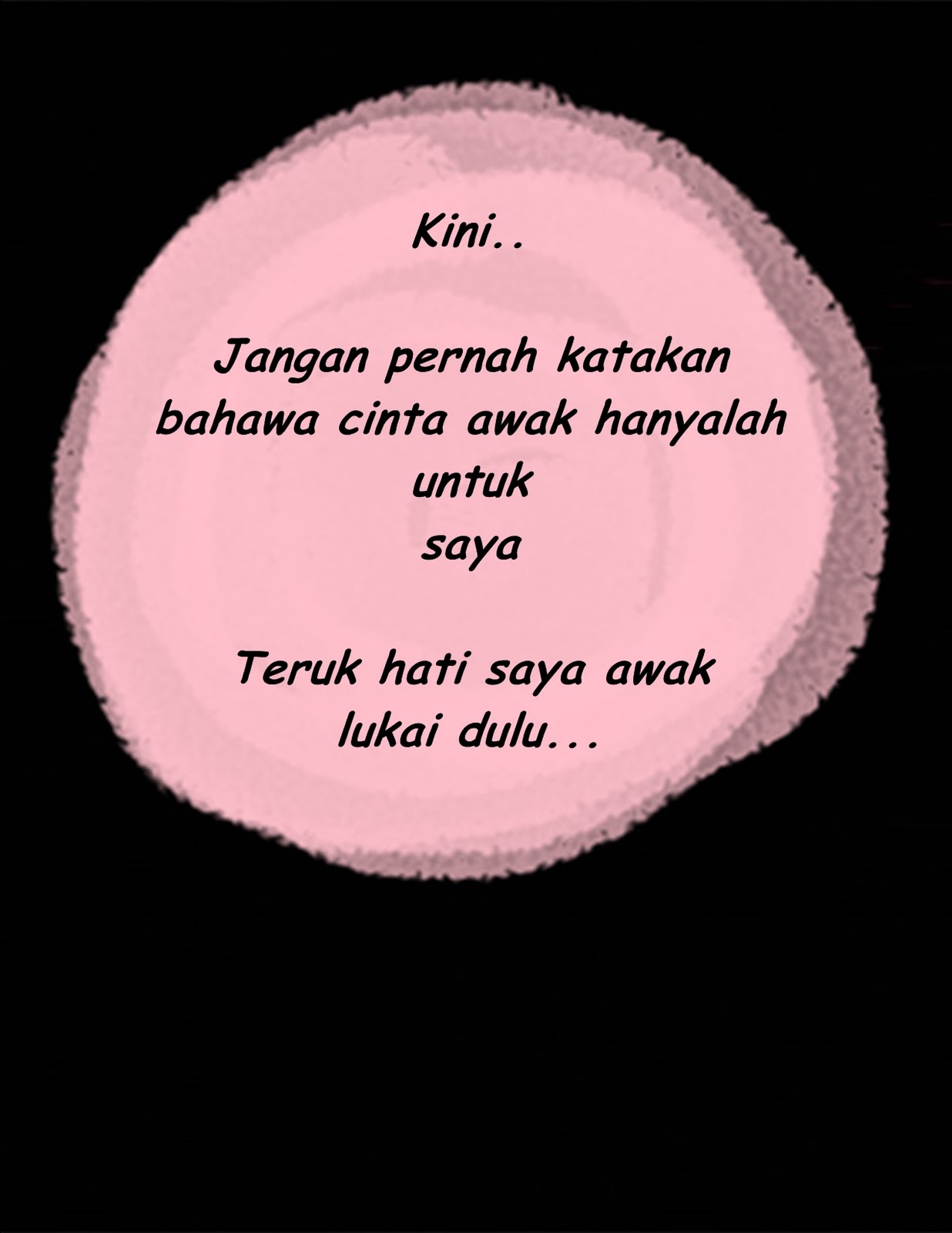 Seindah Dunia Kita: HATI YANG KAU SAKITI