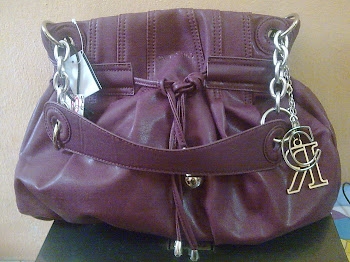 NWT Carlo Rino handbag purple