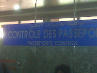 Controle des Passeports Marrakesh Airport Sign