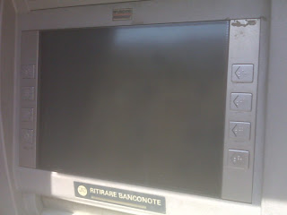 ATM Screen blinded by Sunlight