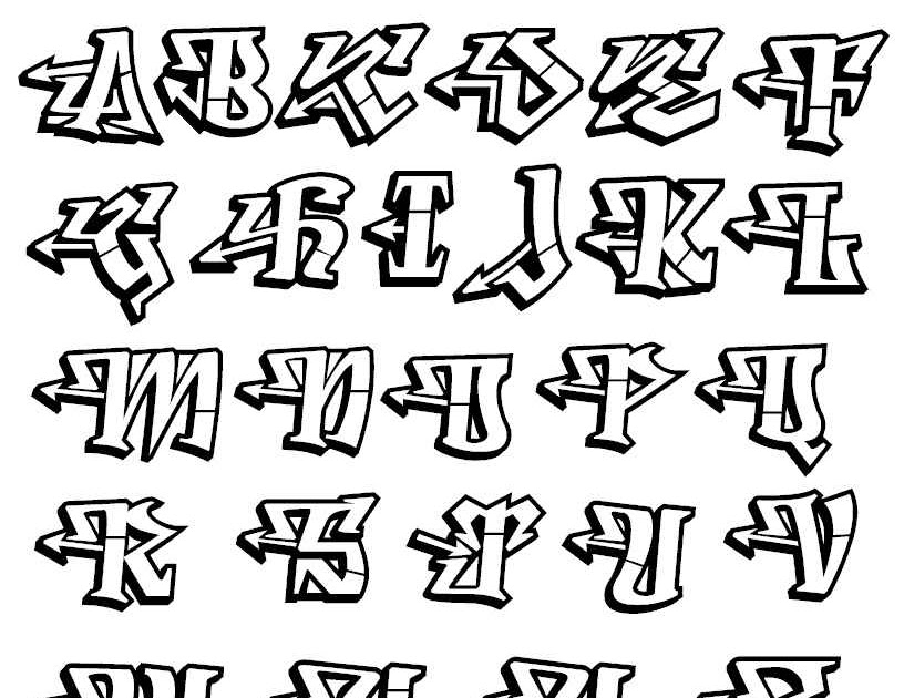 граффити буквы русские.