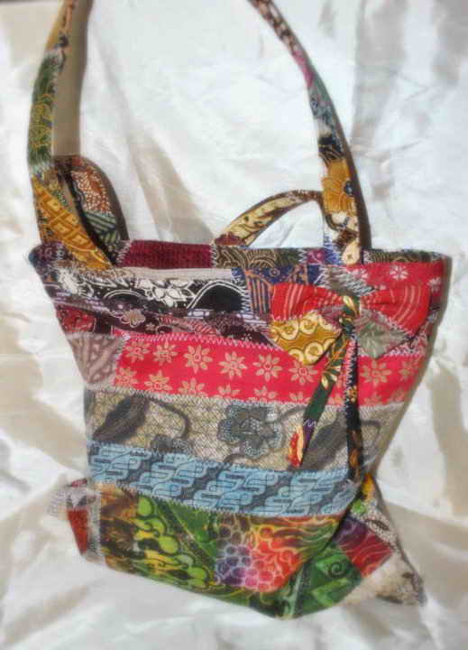 Making of Batik Cloth Bag Unused