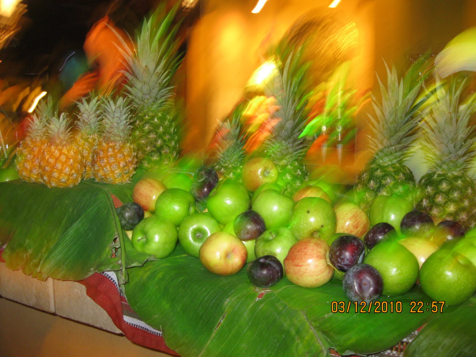 Lucie Dubai desert adventure I love this palm tree, decorated with