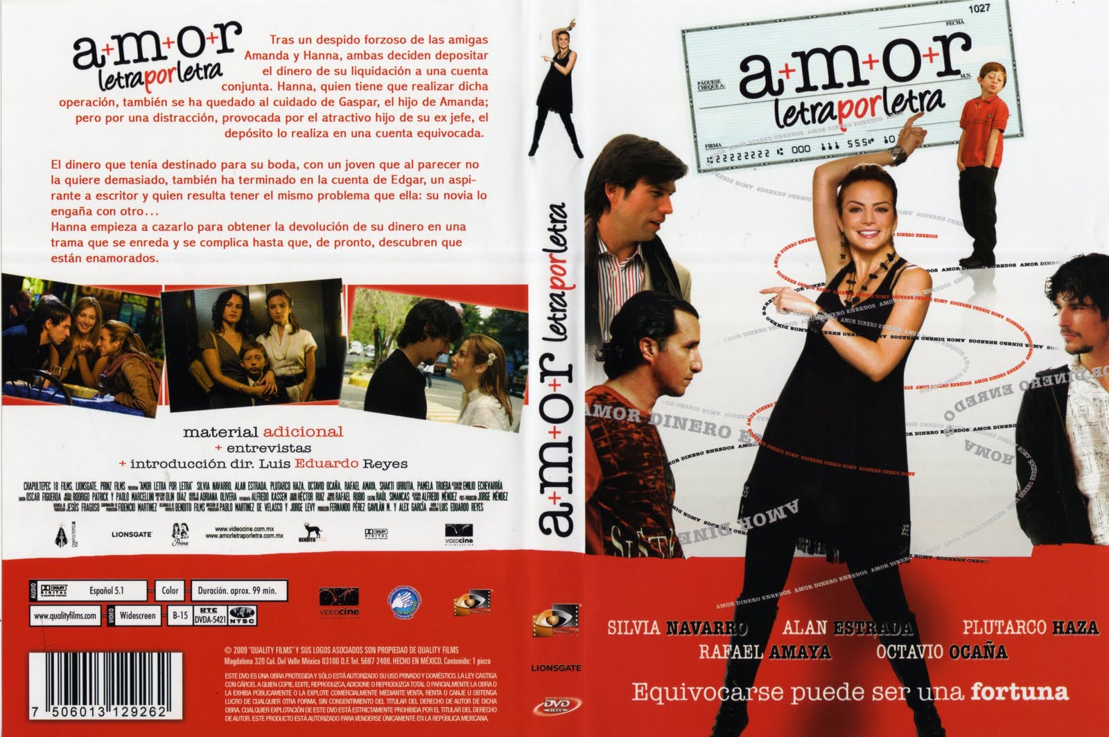 ELCINEENSUSMANOS AMOR LETRA POR LETRA ROMANTICA)