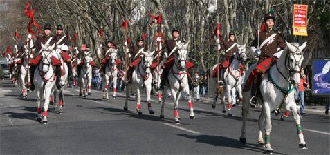 Mounted Guard by the Military College from Portugal (Colégio Militar)