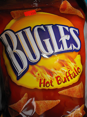 Hot Chicks Eatin' Spicy Chips: Snack #110- Bugles Hot Buffalo Corn Snacks
