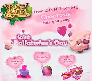 Dofus video game special Valentine's Day Event