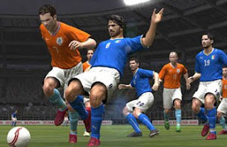 italy v holland in this football screenshot