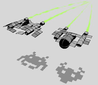 space invaders in 3D