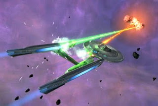 star trek enterprise craft firing weapons