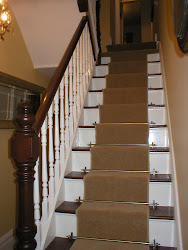 The Victorian Staircase AFTER paint stripping and renovation