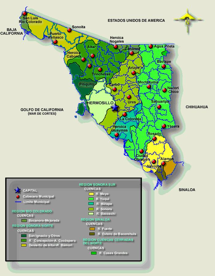 Conoce Sonora Sonora y sus mapas