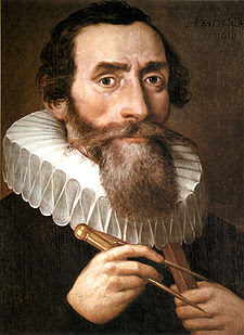 Portrait of Johannes Kepler from 1610