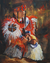 native american oil painting texas waiting paintings artists artist contemporary scott quaid shirley