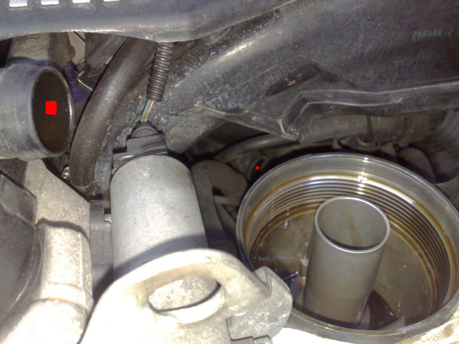 BMW E46 330Ci  Replacing crankcase ventilation pipe
