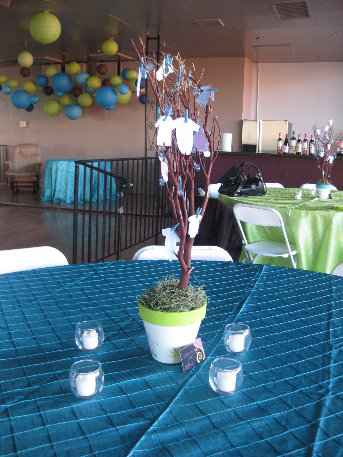 Party Planning at Your Liking: Apple Green & Turquoise Baby Shower