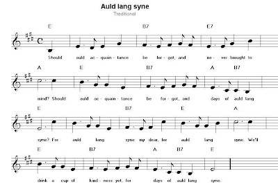 And auld lang syne? 