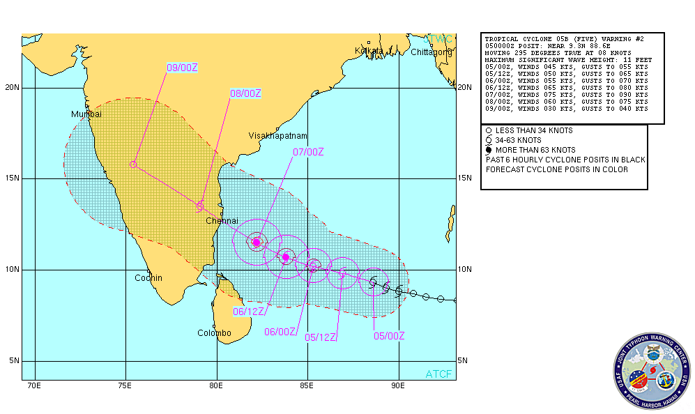 Indian Weather Man (IWM) CYCLONE JAL UPDATE