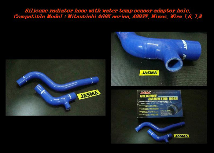 Silicon radiaotor hose Mitsubishi 4G9x blitz type - 7 =RM170 (free water temp sensor adaptor)