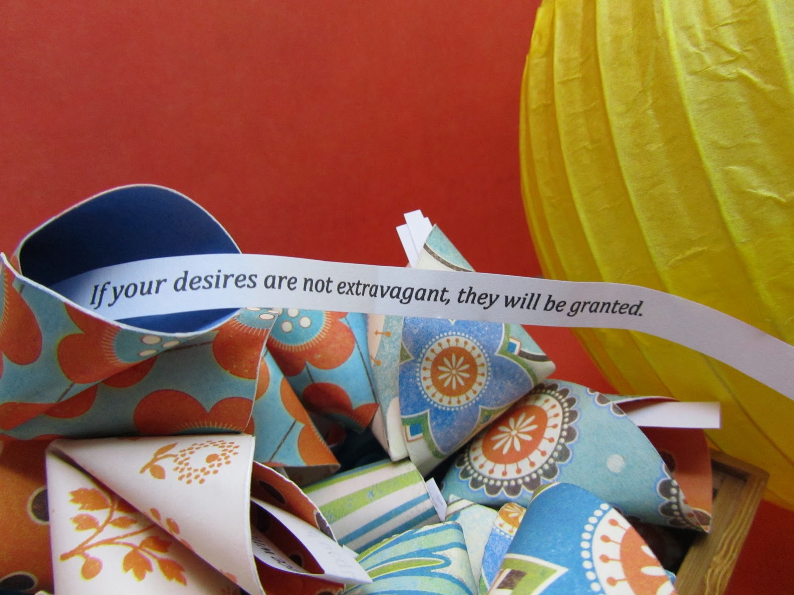 Forty Weeks Crafts DIY Paper Fortune Cookies
