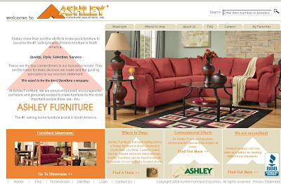 Ashley Firniture on Ashley Furniture  Outlet   Www Ashleyfurniture Com