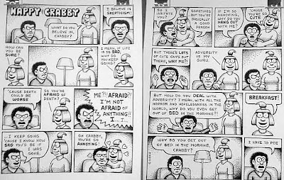 Andy Singer's Crabby & Happy comic