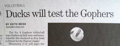 Headline: Ducks will test the Gophers