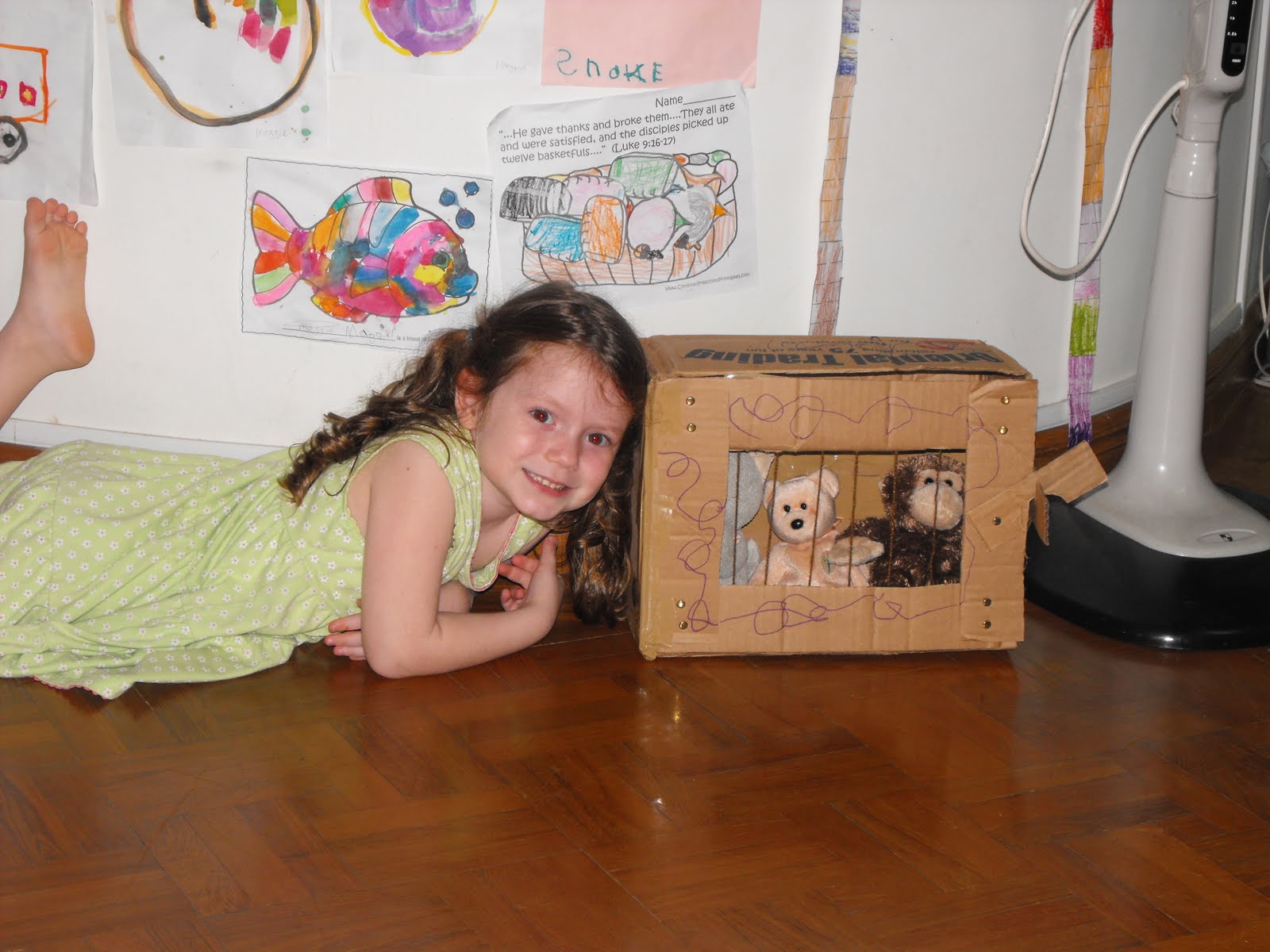 Thankful for Sweet Memories Craft project 7 Cardboard animal cage