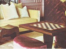 Chess Board and Sofa