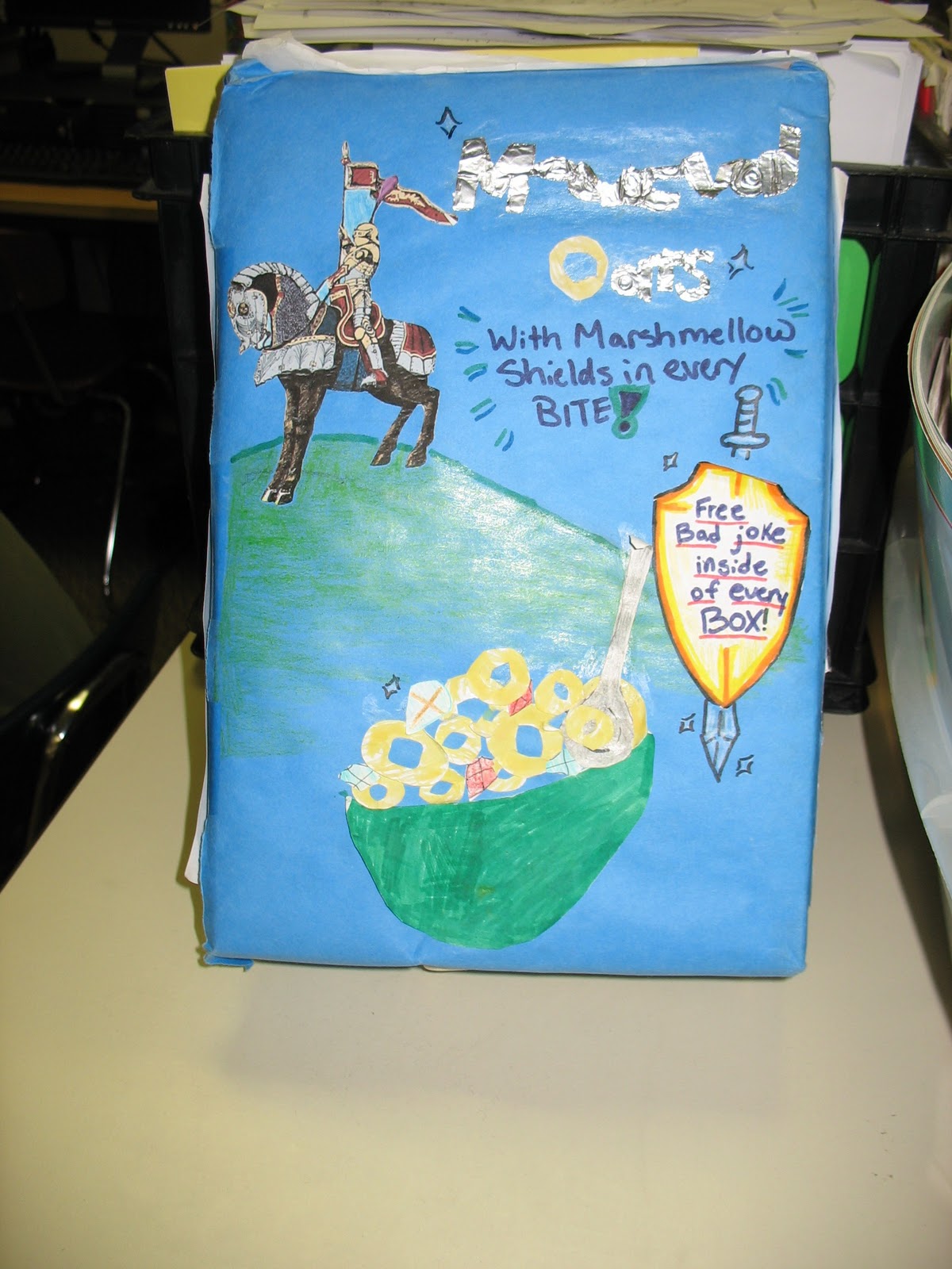 Cereal Box Book Report Examples BOOKS CRU