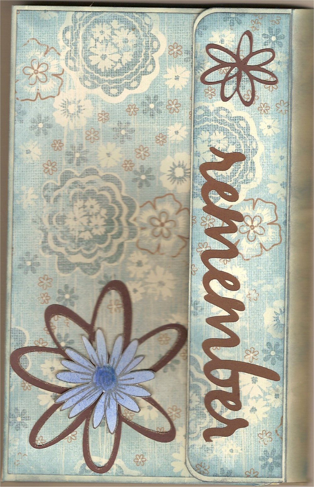 Creative Crafting by Shell "Remember" File Folder Note Pad