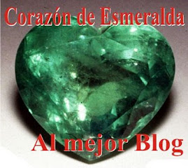 Este blog tiene el premio "Corazón de esmeralda"